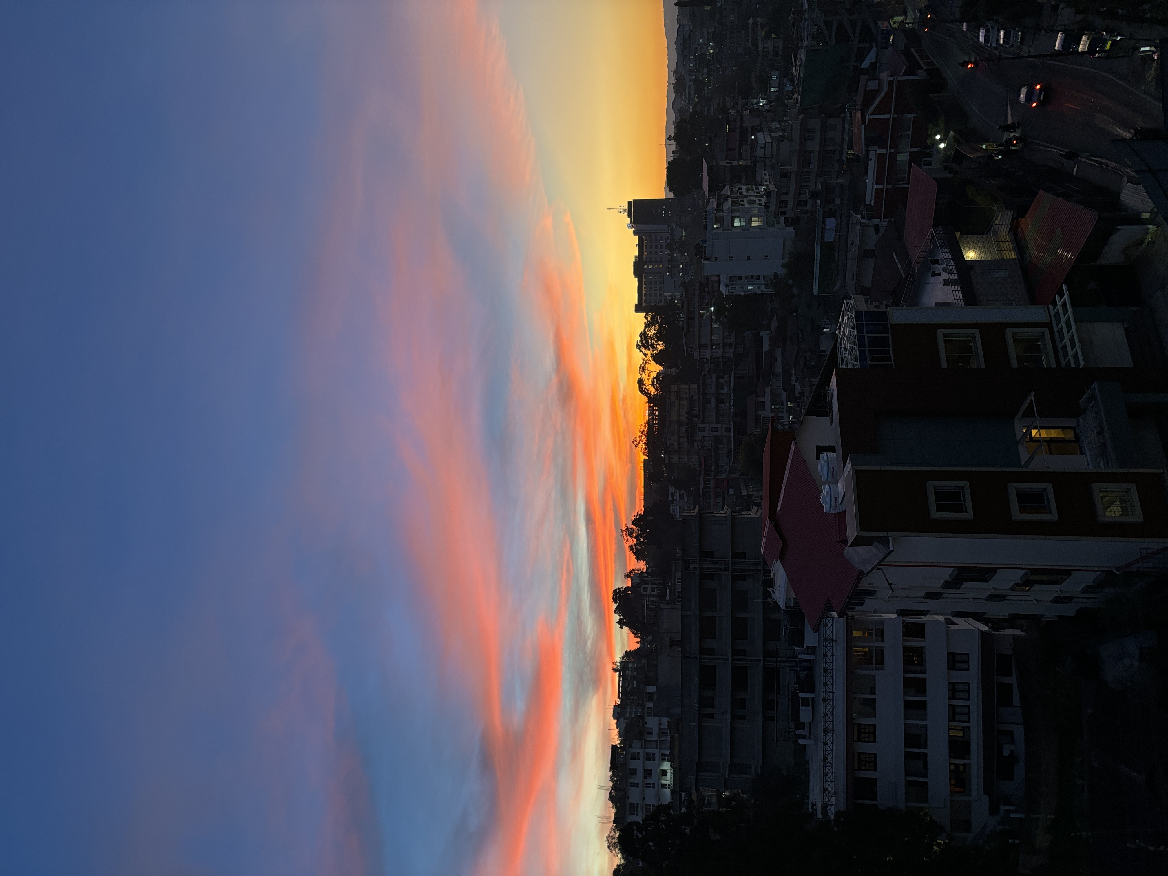 Balcony view from Bivar Road Retreat homestay in Shillong